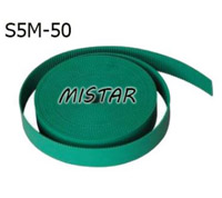 S5M,50MM width green timing belt for embroidery machines (open)