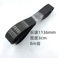 Close rubber Belt 8m-1136-30mm width