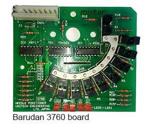 used barudan 3760 needle positioner board