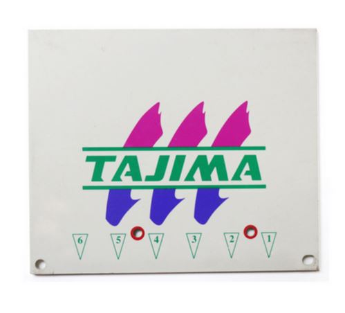 TAJIMA 6# name plate