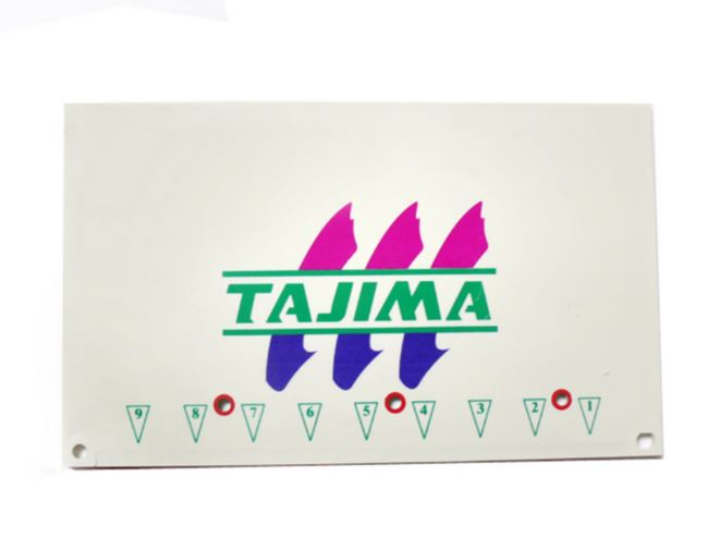 TAJIMA 9# name plate